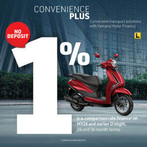 1% Scooter Finance XMax300 & D'elight 125