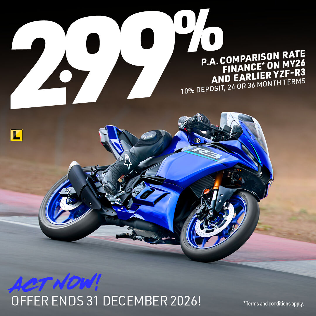 Road Finance - New YZF-R3, R7, R9, MT03, MT07, XSR700